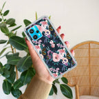 Cute Floral Transparent Silicon Case For Realme C75 5G