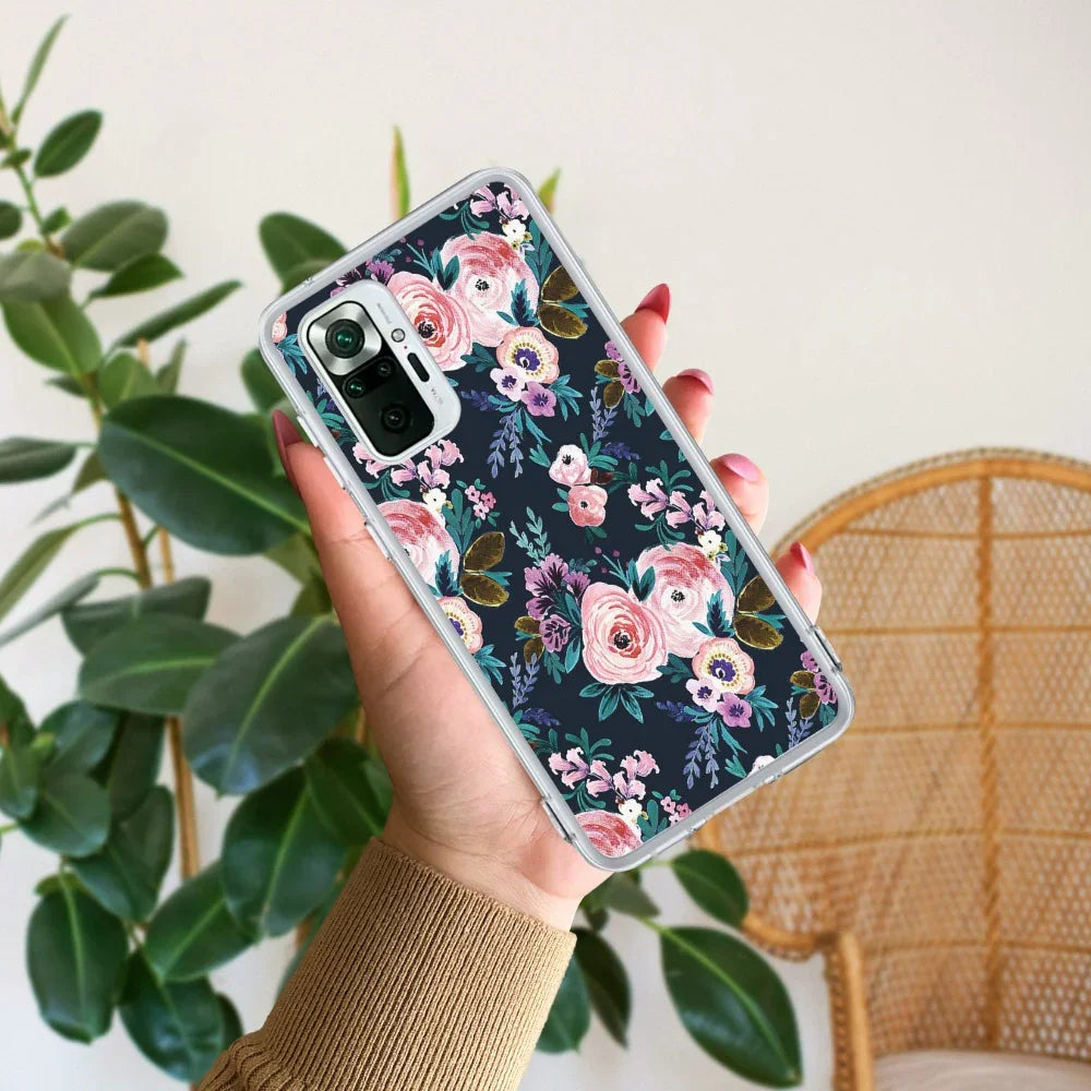 Cute Floral Transparent Silicon Case For Redmi/Xiaomi - ShopOnCliQ