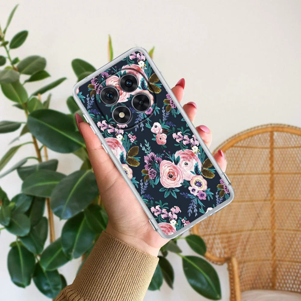 Cute Floral Transparent Silicon Case For Poco - ShopOnCliQ