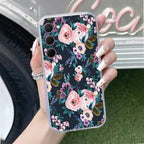Cute Floral Anti Yellow Case For Samsung Galaxy S23 5G