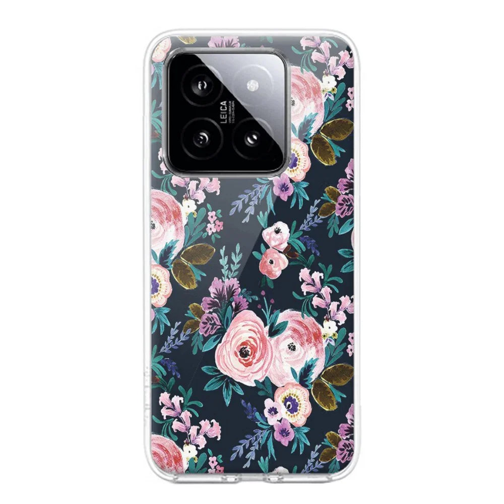 Cute Floral Transparent Silicon Case For Redmi/Xiaomi - ShopOnCliQ