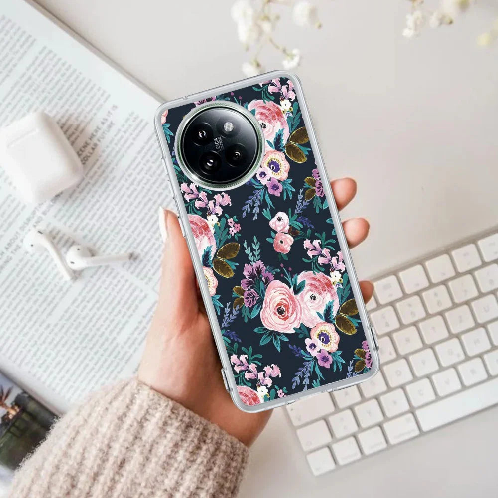 Cute Floral Transparent Silicon Case For Redmi/Xiaomi - ShopOnCliQ