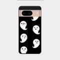 Cute Ghost Glass Case Cover For Google Pixel 8 5G