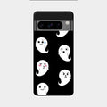 Cute Ghost Glass Case Cover For Google Pixel 8 Pro 5G