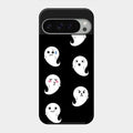 Cute Ghost Glass Case Cover For Google Pixel 9 Pro Xl