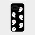Cute Ghost Glass Case Cover For Google Pixel 9A 5G