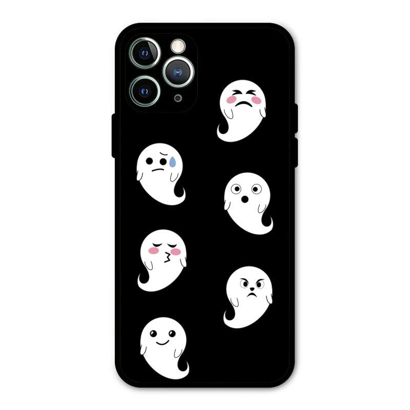 Cute Ghost Glass Case Cover For iPhone 11 Pro Max