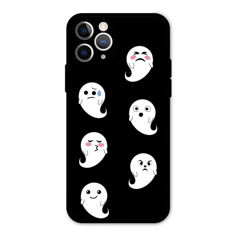 Cute Ghost Glass Case Cover For iPhone 11 Pro