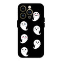 Cute Ghost Glass Case Cover For iPhone 14 Pro