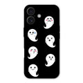 Cute Ghost Glass Case Cover For iPhone 16