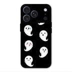 Cute Ghost Glass Case Cover For iPhone 17 Pro Max