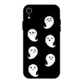 Cute Ghost Glass Case Cover For iPhone XR