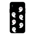 Cute Ghost Glass Case Cover For iPhone XS