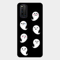 Cute Ghost Glass Case Cover For Iqoo 3 5G
