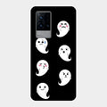 Cute Ghost Glass Case Cover For Iqoo 9 5G