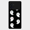 Cute Ghost Glass Case Cover For Iqoo 9 Pro 5G