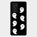 Cute Ghost Glass Case Cover For Iqoo 9 Se 5G