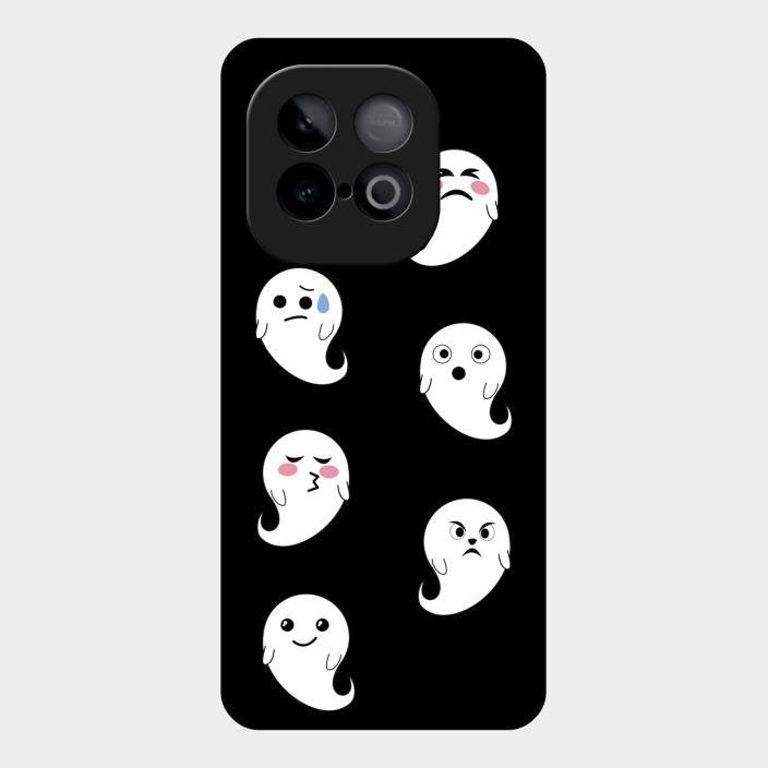 Cute Ghost Glass Case Cover For Iqoo Neo 10 5G