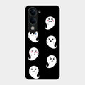 Cute Ghost Glass Case Cover For Iqoo Z10 Lite