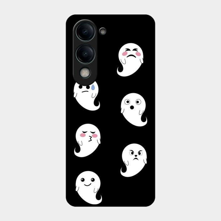 Cute Ghost Glass Case Cover For Iqoo Z10 Lite