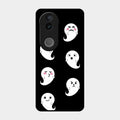 Cute Ghost Glass Case Cover For Iqoo Z10R