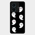 Cute Ghost Glass Case Cover For Iqoo Z6 Pro 5G