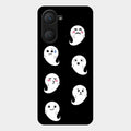 Cute Ghost Glass Case Cover For Iqoo Z9 Lite 5G