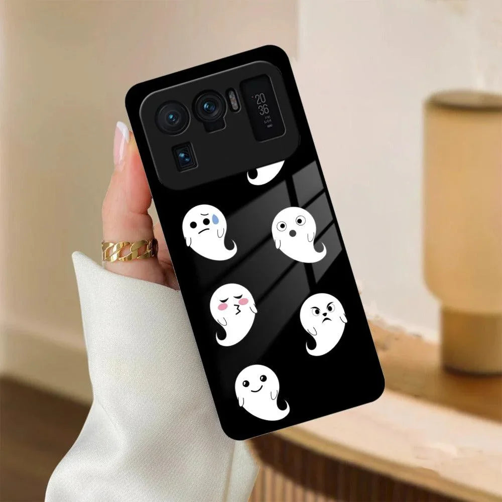 Cute Ghost Glass Case Cover For Redmi/Xiaomi - ShopOnCliQ