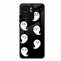 Cute Ghost Glass Case Cover For Motorola Edge 40