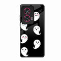 Cute Ghost Glass Case Cover For Motorola Edge 50 Fusion 5G