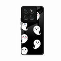 Cute Ghost Glass Case Cover For Motorola Edge 60 5G