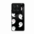 Cute Ghost Glass Case Cover For Motorola Edge 60 Pro 5G