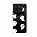 Cute Ghost Glass Case Cover For Motorola Edge 70 5G
