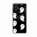 Cute Ghost Glass Case Cover For Motorola G64 5G
