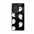 Cute Ghost Glass Case Cover For Motorola G85 5G