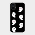 Cute Ghost Glass Case Cover For Nothing Phone 1