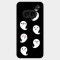 Cute Ghost Glass Case Cover For Nothing Phone 2A Plus