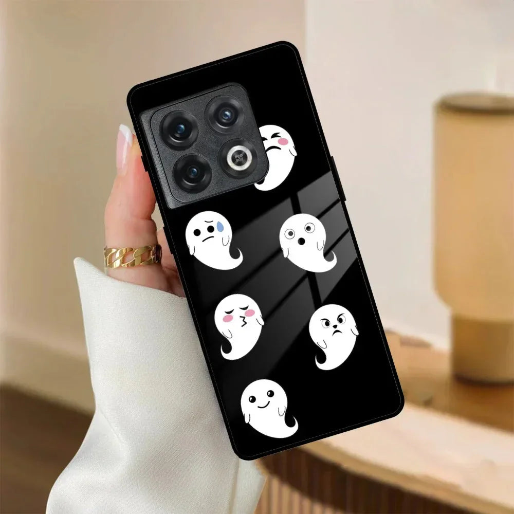 Cute Ghost Glass Case Cover For OnePlus - ShopOnCliQ