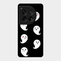 Cute Ghost Glass Case Cover For Oneplus 12 5G