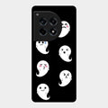 Cute Ghost Glass Case Cover For Oneplus 12R 5G
