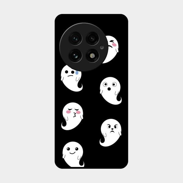 Cute Ghost Glass Case Cover For Oneplus 13 5G