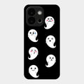 Cute Ghost Glass Case Cover For Oneplus 13S 5G