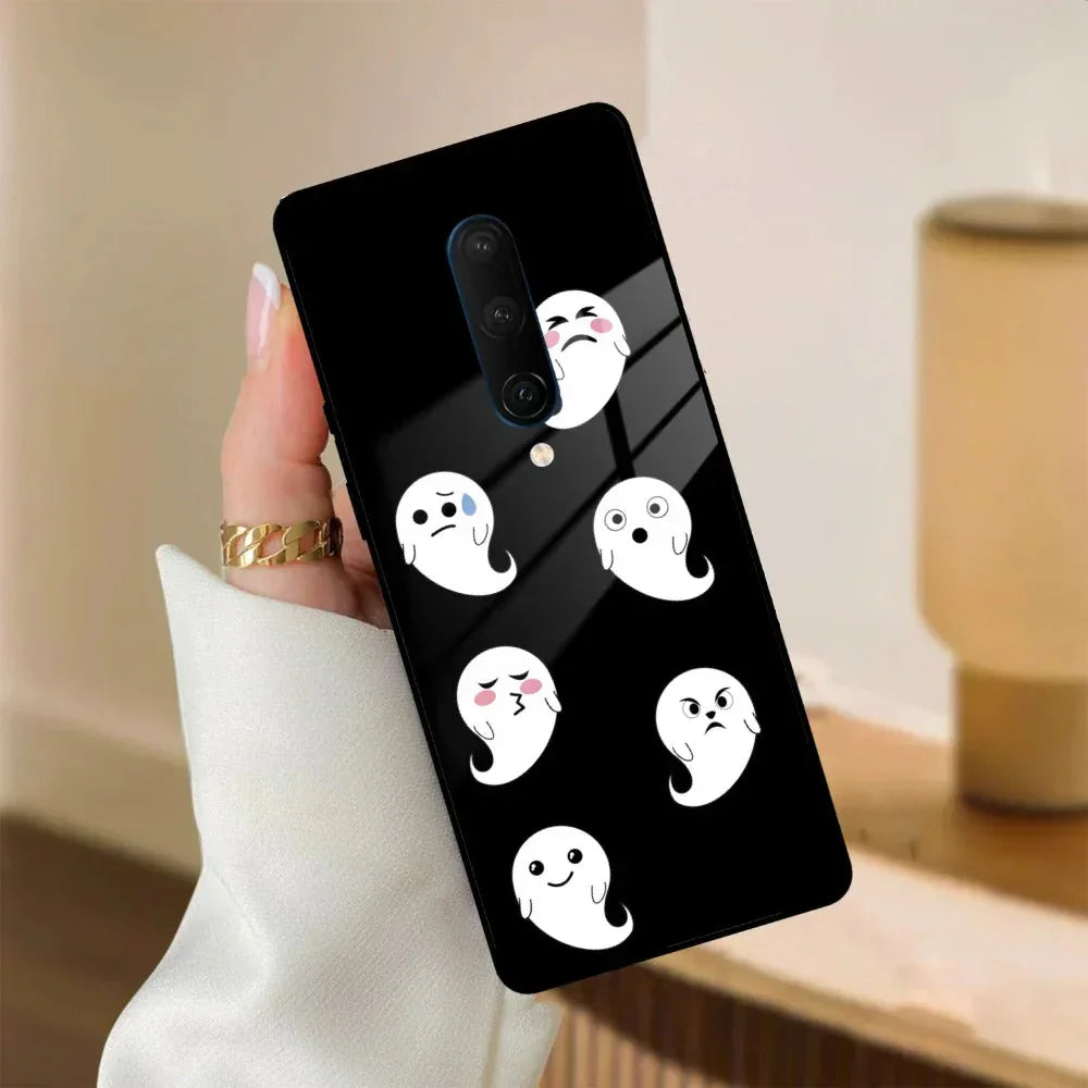Cute Ghost Glass Case Cover For OnePlus - ShopOnCliQ