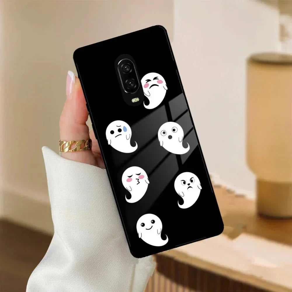 Cute Ghost Glass Case Cover For OnePlus - ShopOnCliQ