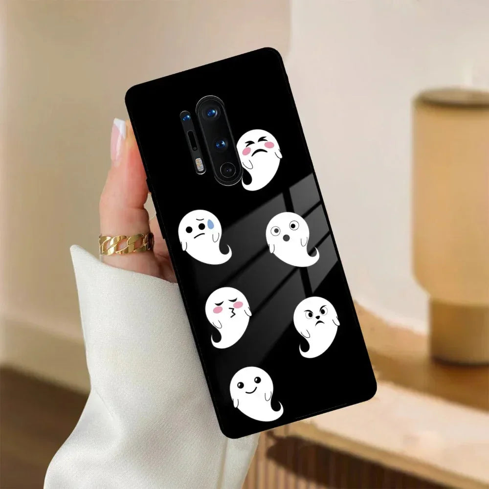 Cute Ghost Glass Case Cover For OnePlus - ShopOnCliQ