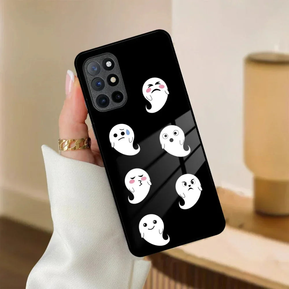 Cute Ghost Glass Case Cover For OnePlus - ShopOnCliQ