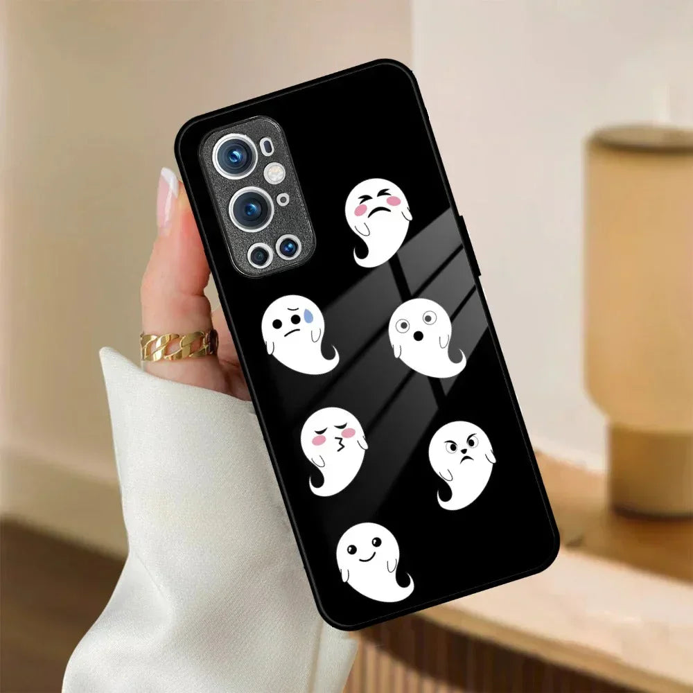 Cute Ghost Glass Case Cover For OnePlus - ShopOnCliQ