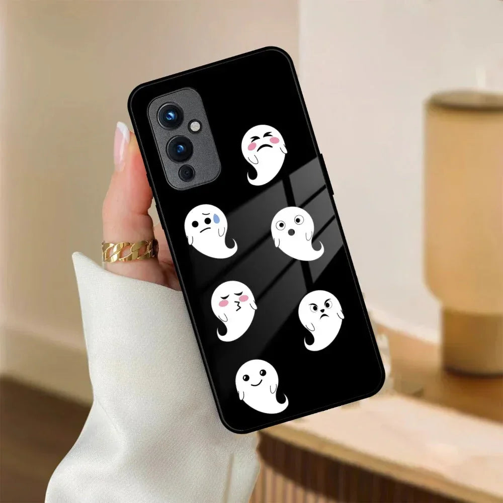 Cute Ghost Glass Case Cover For OnePlus - ShopOnCliQ