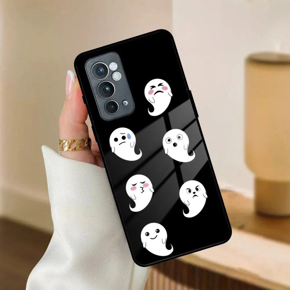 Cute Ghost Glass Case Cover For OnePlus - ShopOnCliQ