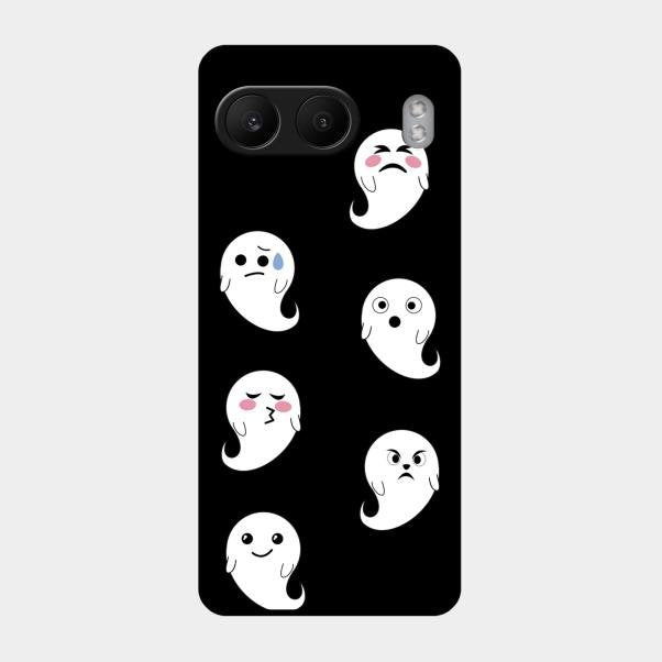 Cute Ghost Glass Case Cover For Oneplus Nord 4 5G